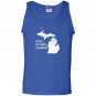 Lake michigan funny no sharks salt worries born home Tank Top