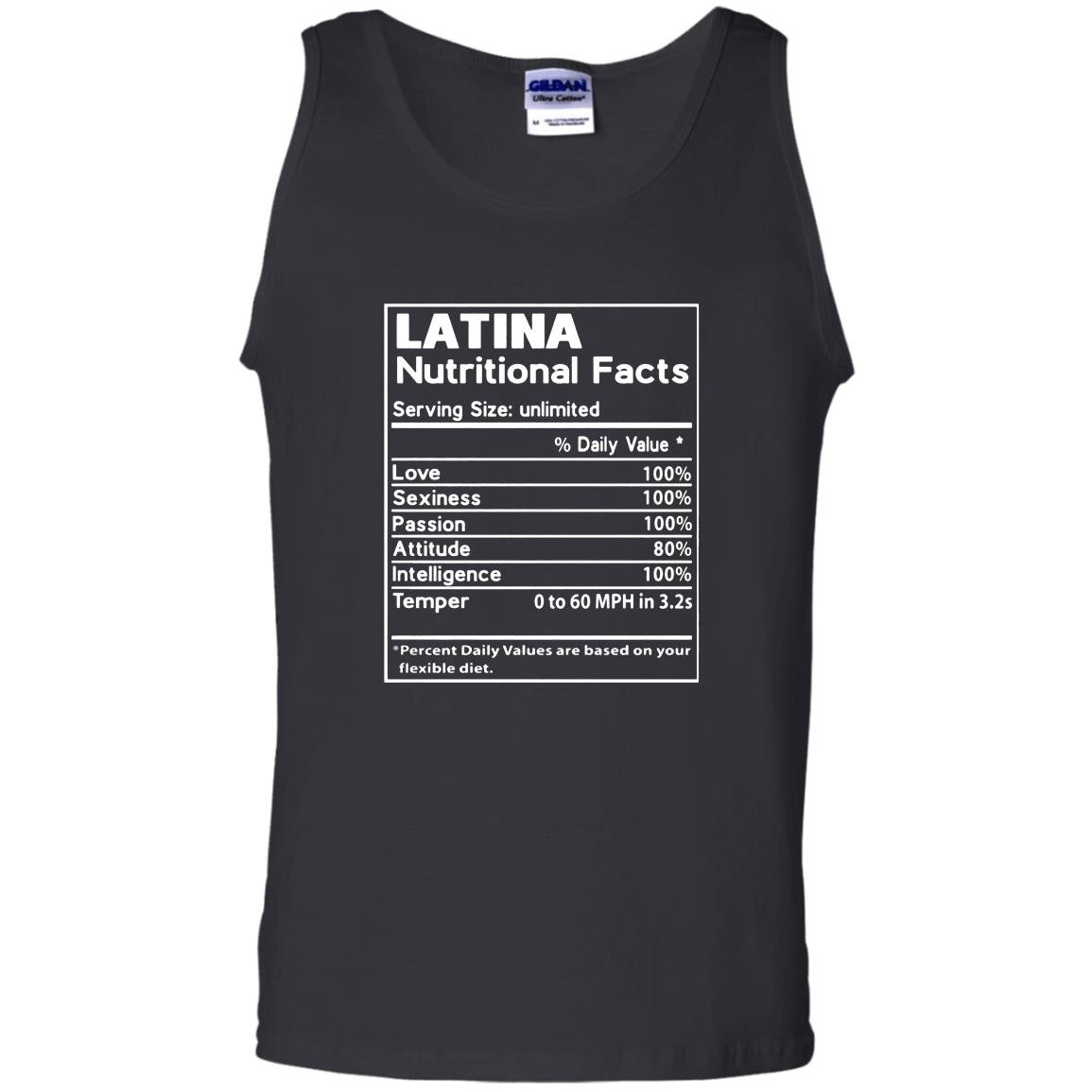 Latina nutritional fatcs Tank Top