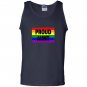 Lgbtq gay pride rainbow support ally proud aunt family Tank Top