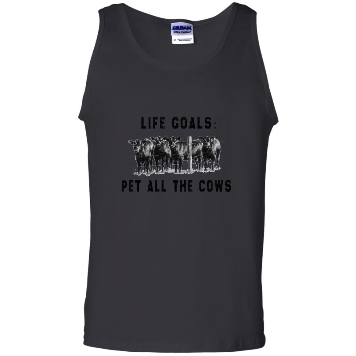 Life goals pet all the cows perfect awesome Tank Top