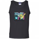 Logo retro teal boombox Tank Top