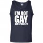 Loo show im not gay but 20 bucks is 20 bucks workout graphic Tank Top