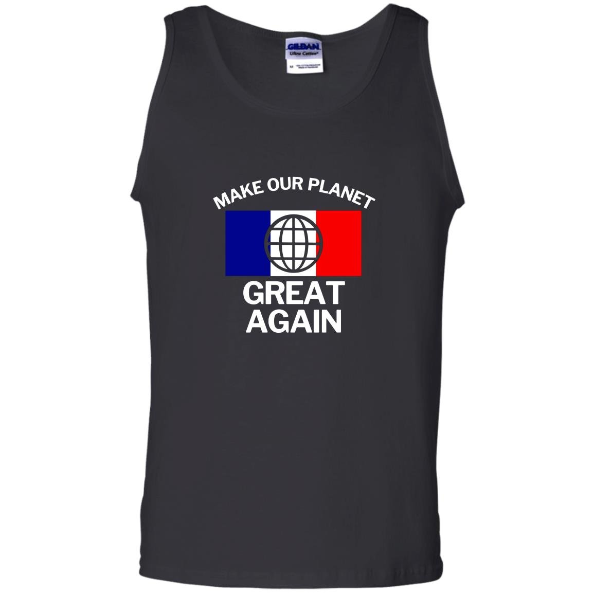 Make our planet great again french flag Tank Top