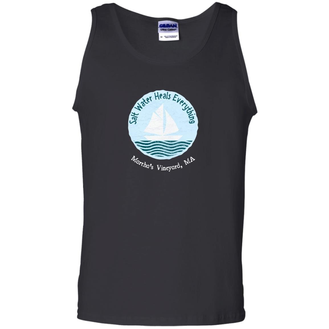 Marthas vineyard ma salt water heals everything Tank Top