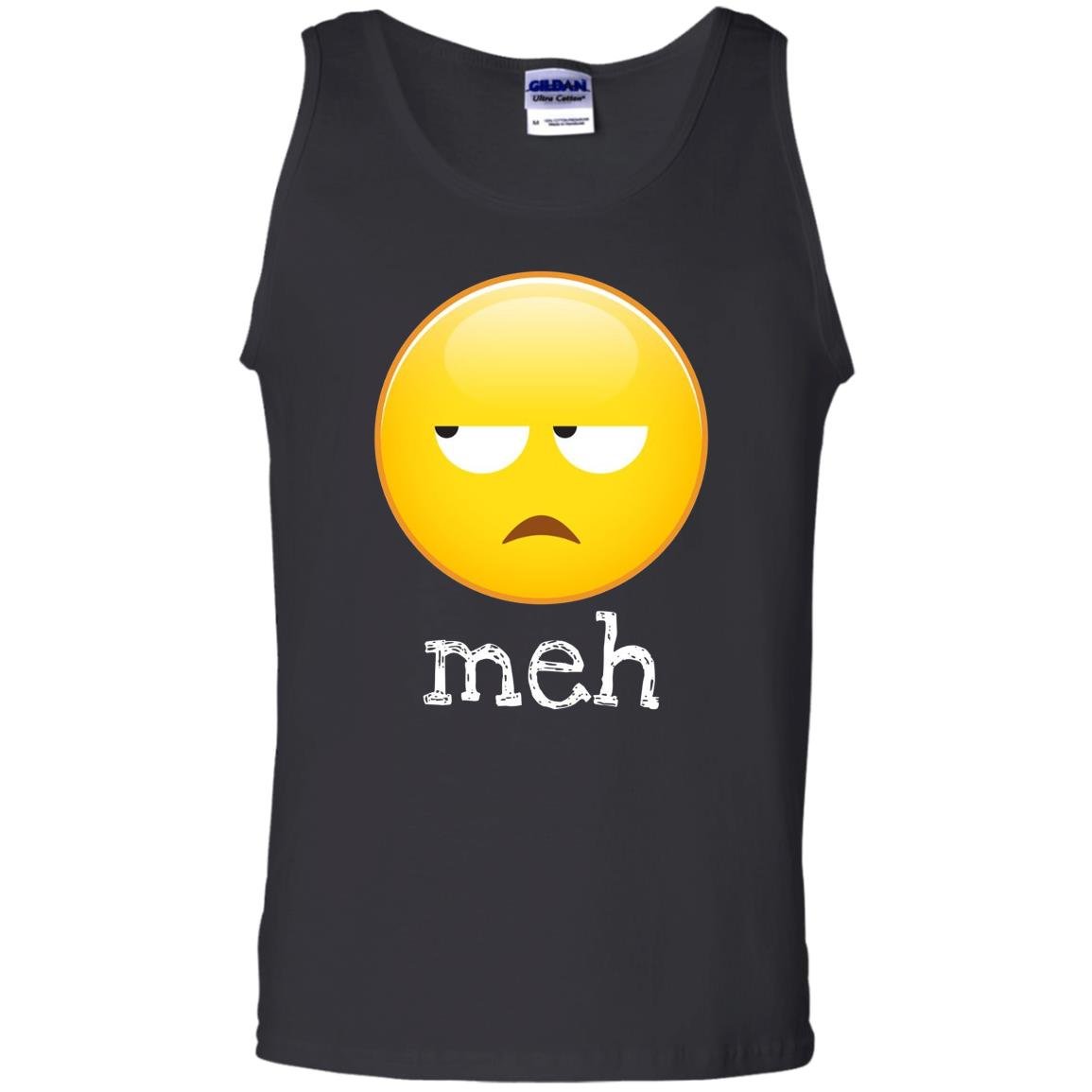 Meh bored emoji face Tank Top
