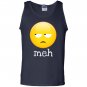 Meh bored emoji face Tank Top