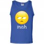 Meh bored emoji face Tank Top