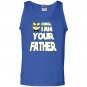 Fathers day corgi i am your father Tank Top