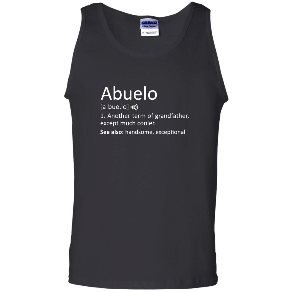 Abuelo definition funny gift for spanish grandfather Tank Top