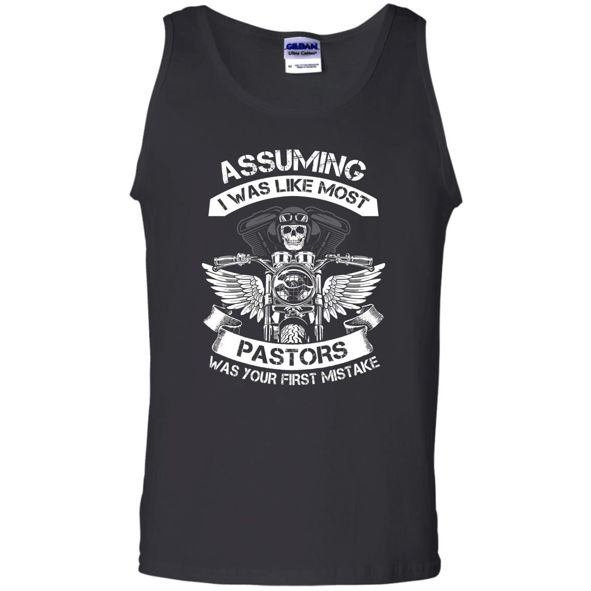 Assuming biker pastor ver 2 Tank Top