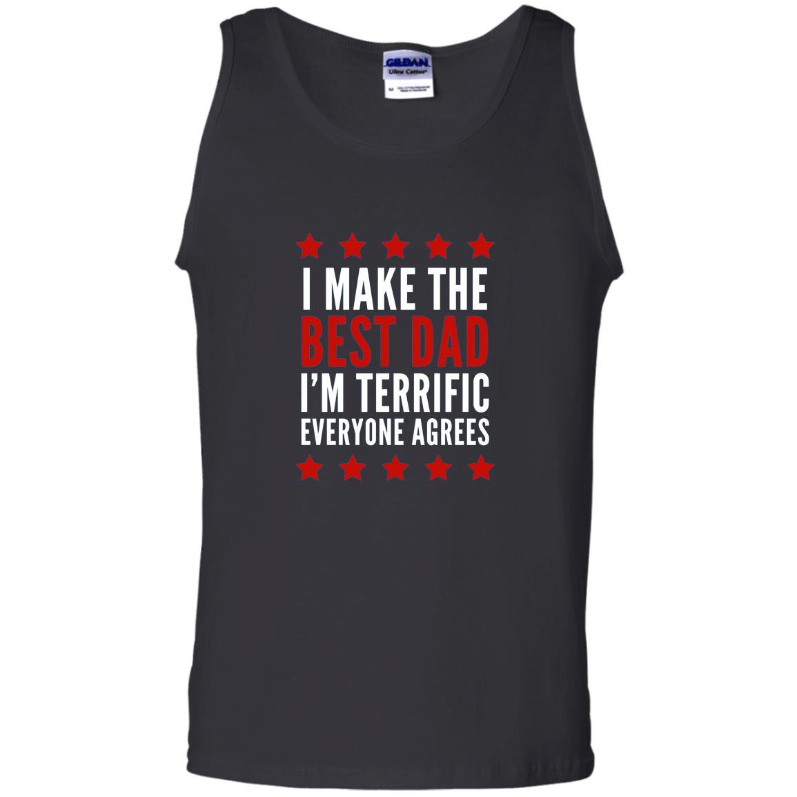Best dad everyone agrees funny trump fathers day Tank Top
