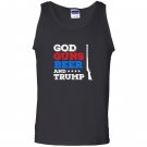 God guns beer and trump 2nd amendment 4th of july Tank Top