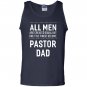 Pastor dad funny sayings christian gift Tank Top