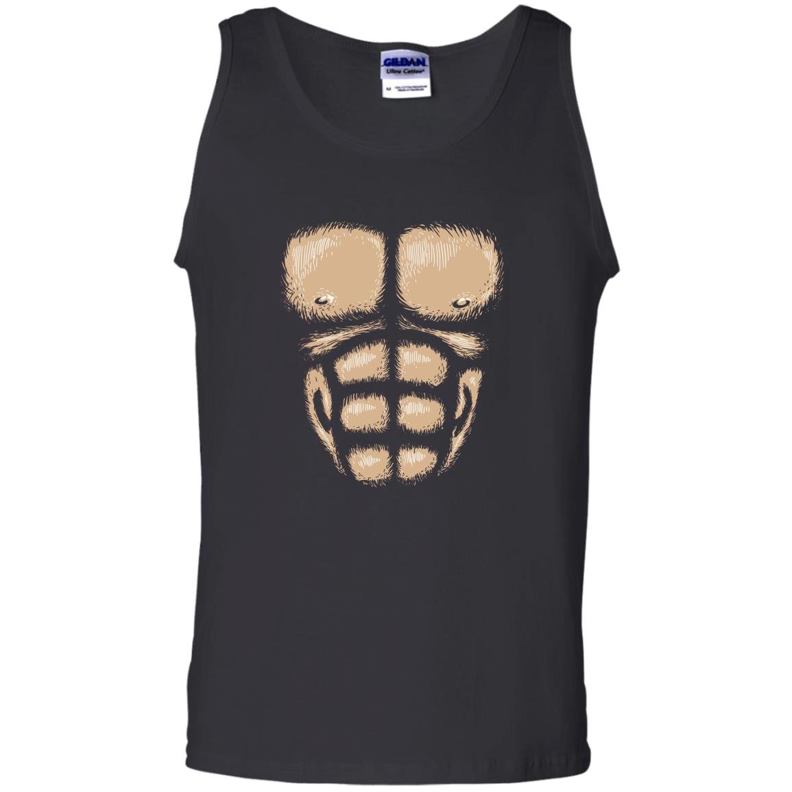Monkey chest muscles halloween costume gorilla Tank Top