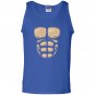 Monkey chest muscles halloween costume gorilla Tank Top