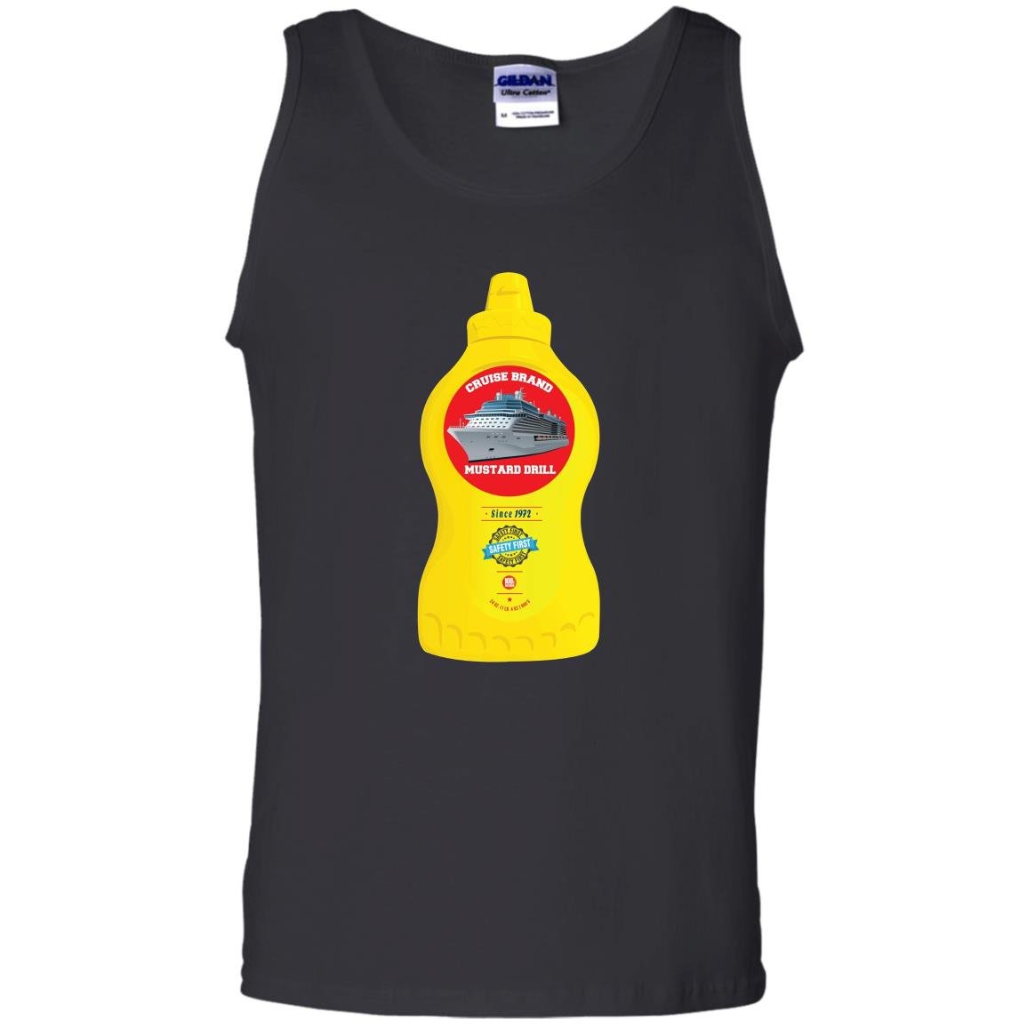 Mustard drill cruise ship humor funny Tank Top