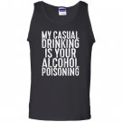 My casual drinking is your alcohol poisoning Tank Top