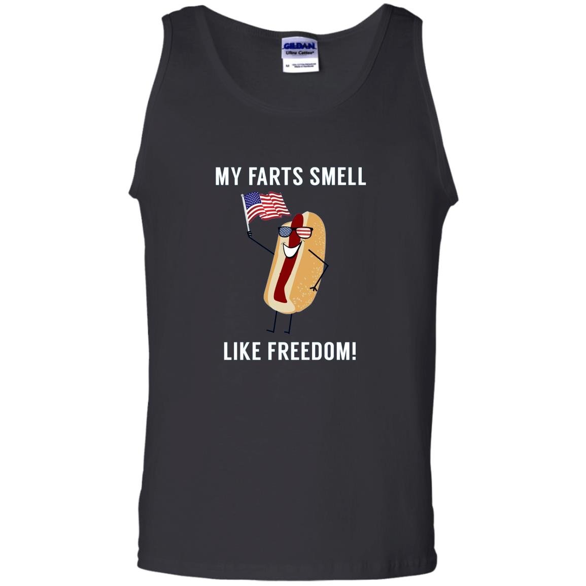 My farts smell like freedom funny patriotic Tank Top