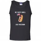 My farts smell like freedom funny patriotic Tank Top
