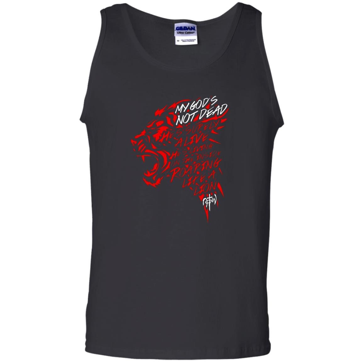 My gods not dead hes surely alive hes living Tank Top
