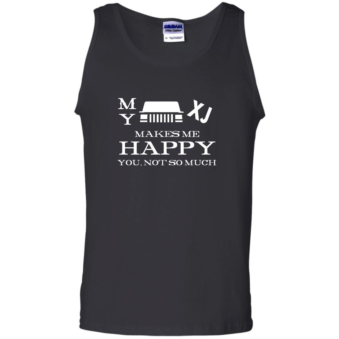 My jeep xj cherokee makes me happy you not so much Tank Top