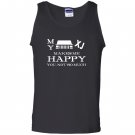 My jeep xj cherokee makes me happy you not so much Tank Top