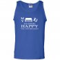 My jeep xj cherokee makes me happy you not so much Tank Top