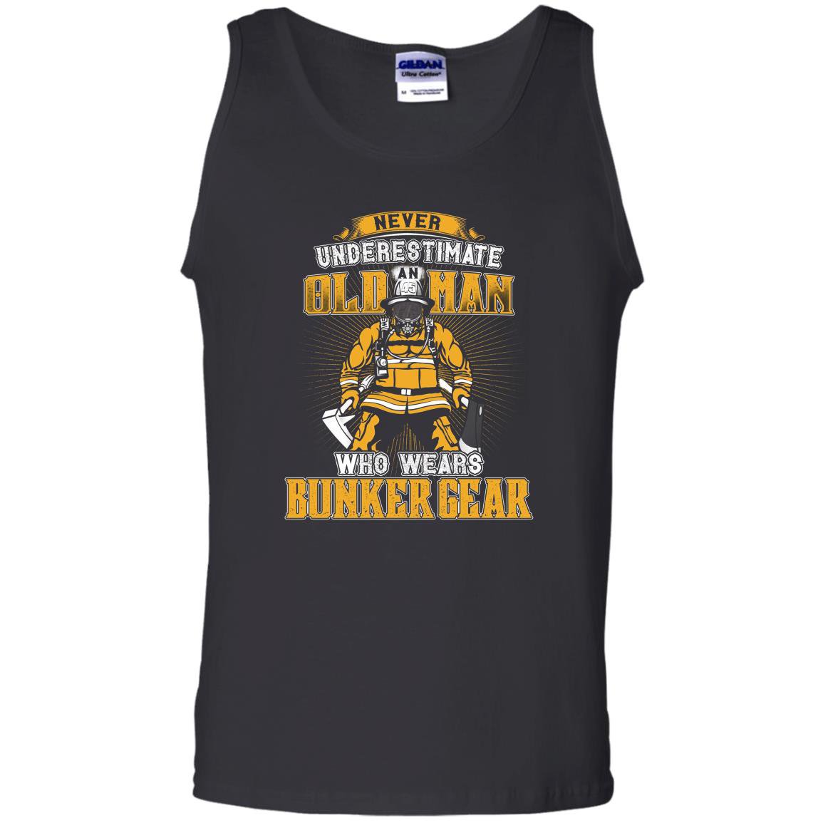 Never underestimate an old man with bunker gear Tank Top