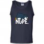 Nope relaxed not today funny lazy penguin nope Tank Top