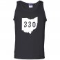 Ohio 330 area code akron oh graphic Tank Top