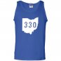 Ohio 330 area code akron oh graphic Tank Top