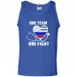 One team one fight nurse support police firefighter Tank Top