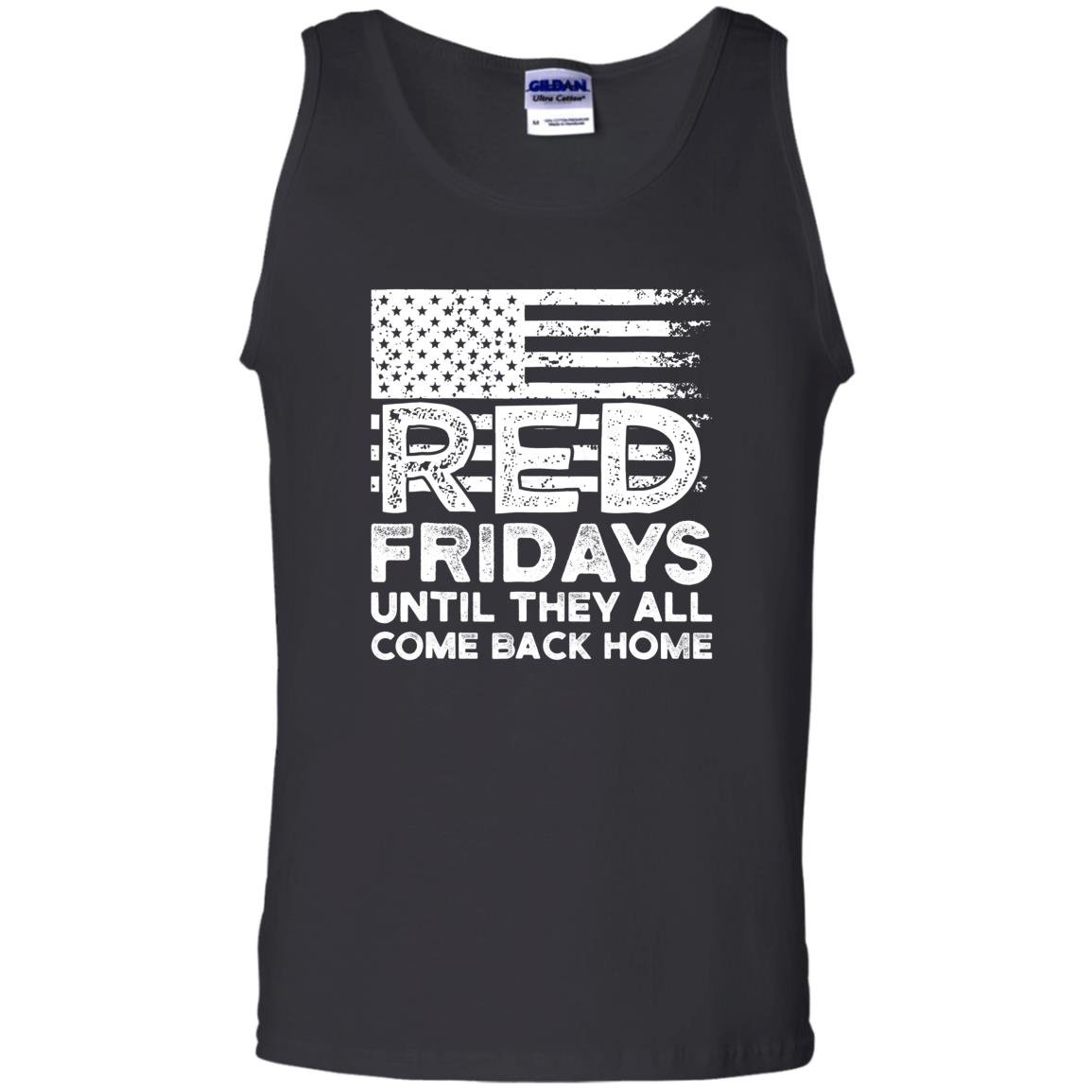 On friday we wear red support our troops gift Tank Top