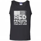On friday we wear red support our troops gift Tank Top