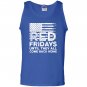On friday we wear red support our troops gift Tank Top