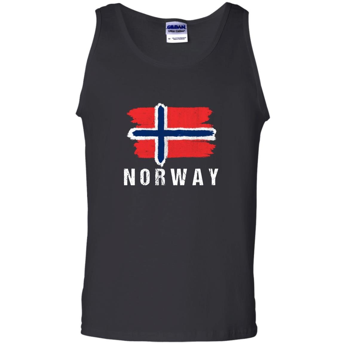 Painted norway flag norwegian flag hood Tank Top