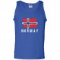 Painted norway flag norwegian flag hood Tank Top