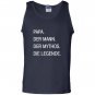 Papa german the man myth legend Tank Top