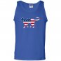 Patriotic kitty cat usa american flag Tank Top