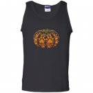Paw print pumpkin halloween Tank Top
