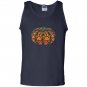 Paw print pumpkin halloween Tank Top