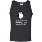 Penguin trapped human body Tank Top