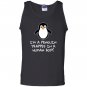 Penguin trapped human body Tank Top