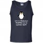 Penguin trapped human body Tank Top