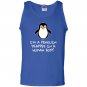 Penguin trapped human body Tank Top