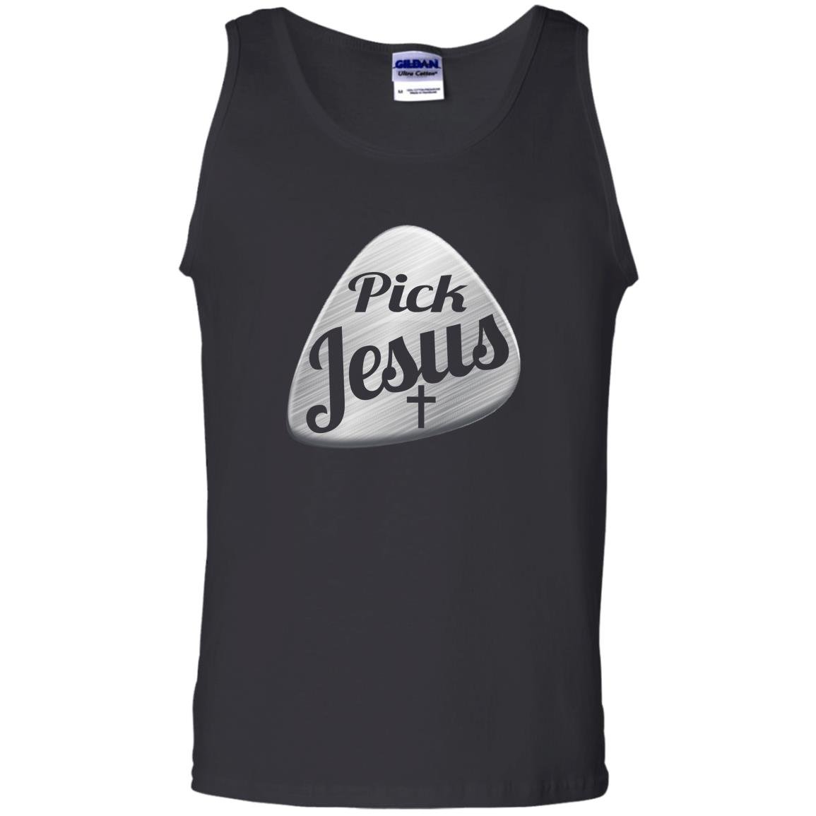Pick jesus gift for the christian guitarist Tank Top