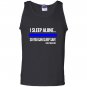 Police i sleep alone you can sleep safe police wife Tank Top