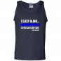 Police i sleep alone you can sleep safe police wife Tank Top