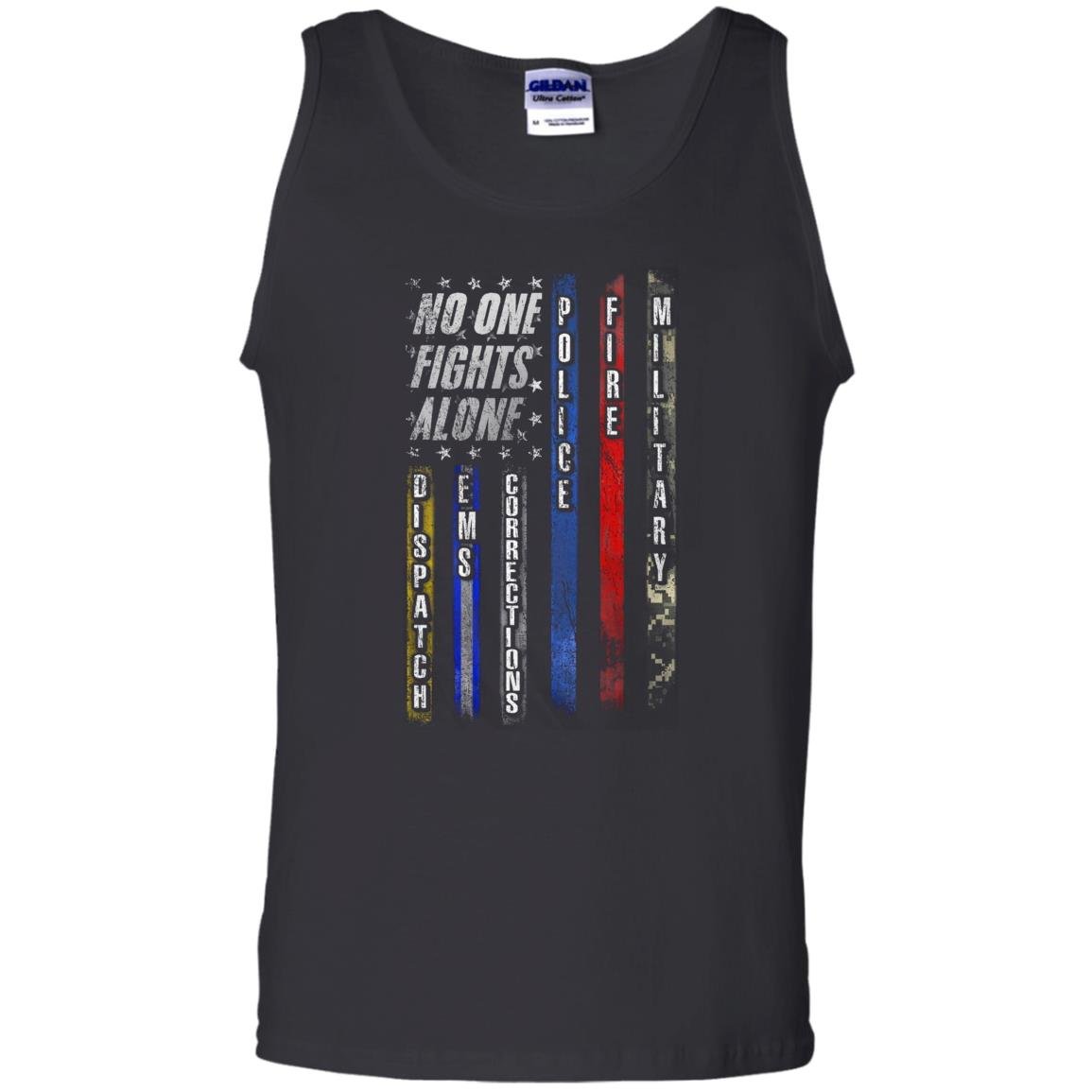 Police no one fights alone police Tank Top
