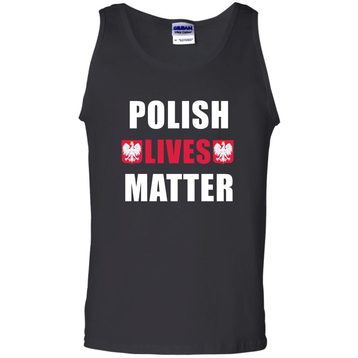 Polish lives matter with flag ornaments Tank Top